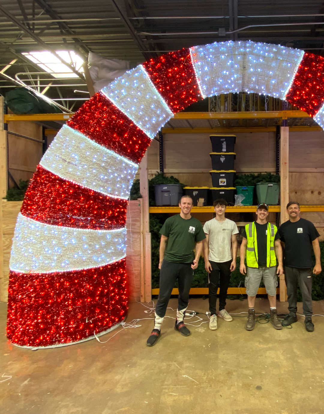 Walk-Thru Archway Candy Striped 15FT