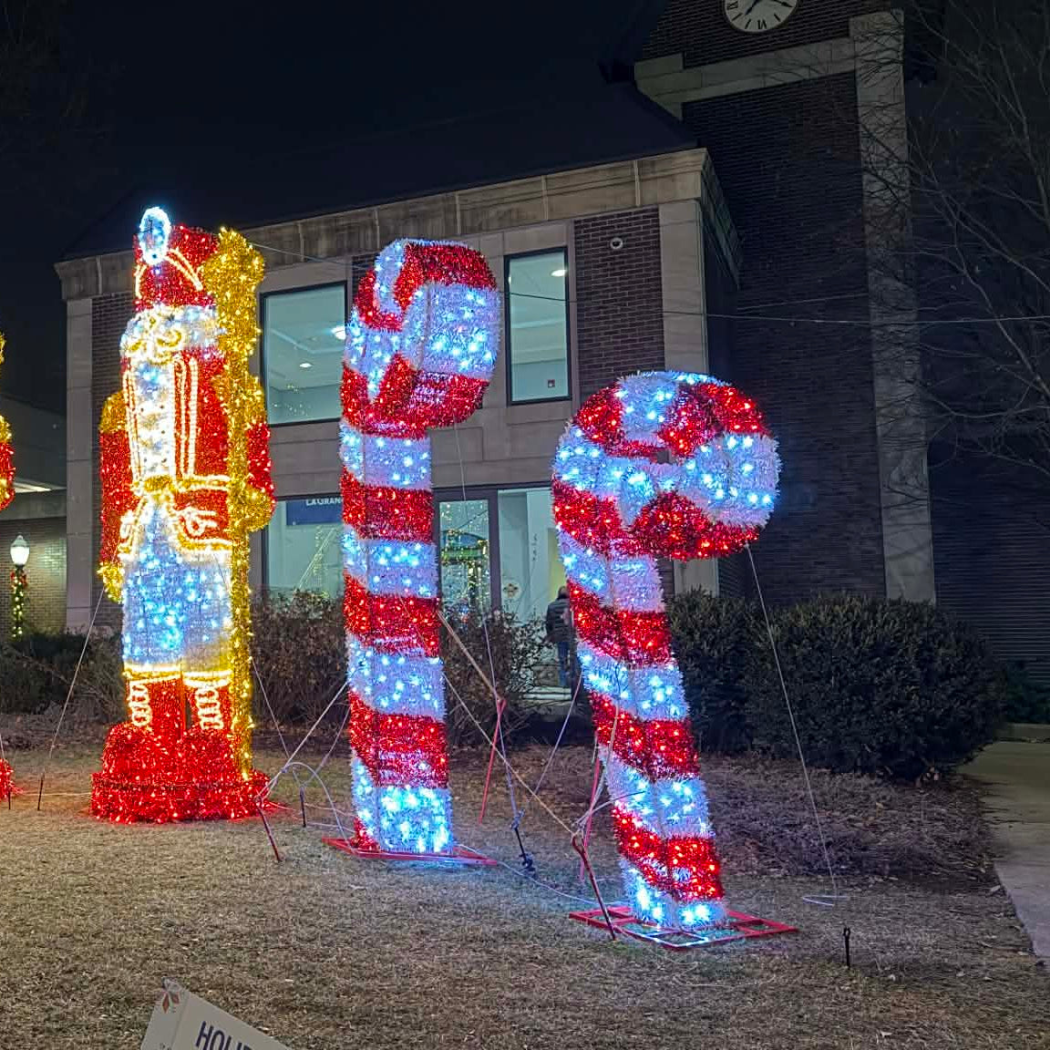 Tinsel Candy Cane