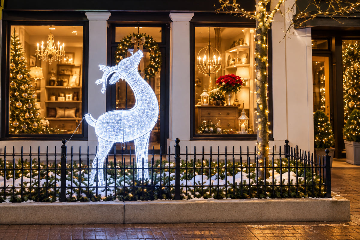 Commercial Waterfront 3D LED Deer Display (6.5ft & 10ft)