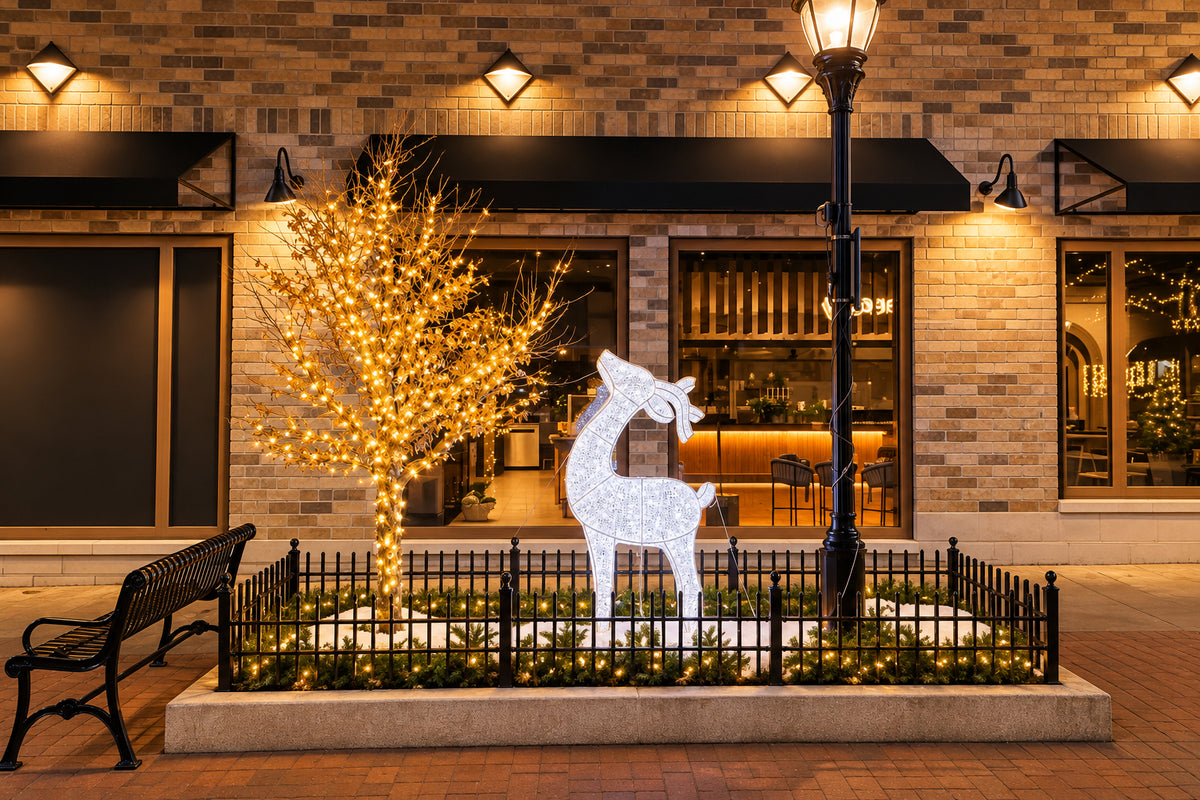 Commercial Waterfront 3D LED Deer Display (6.5ft & 10ft)