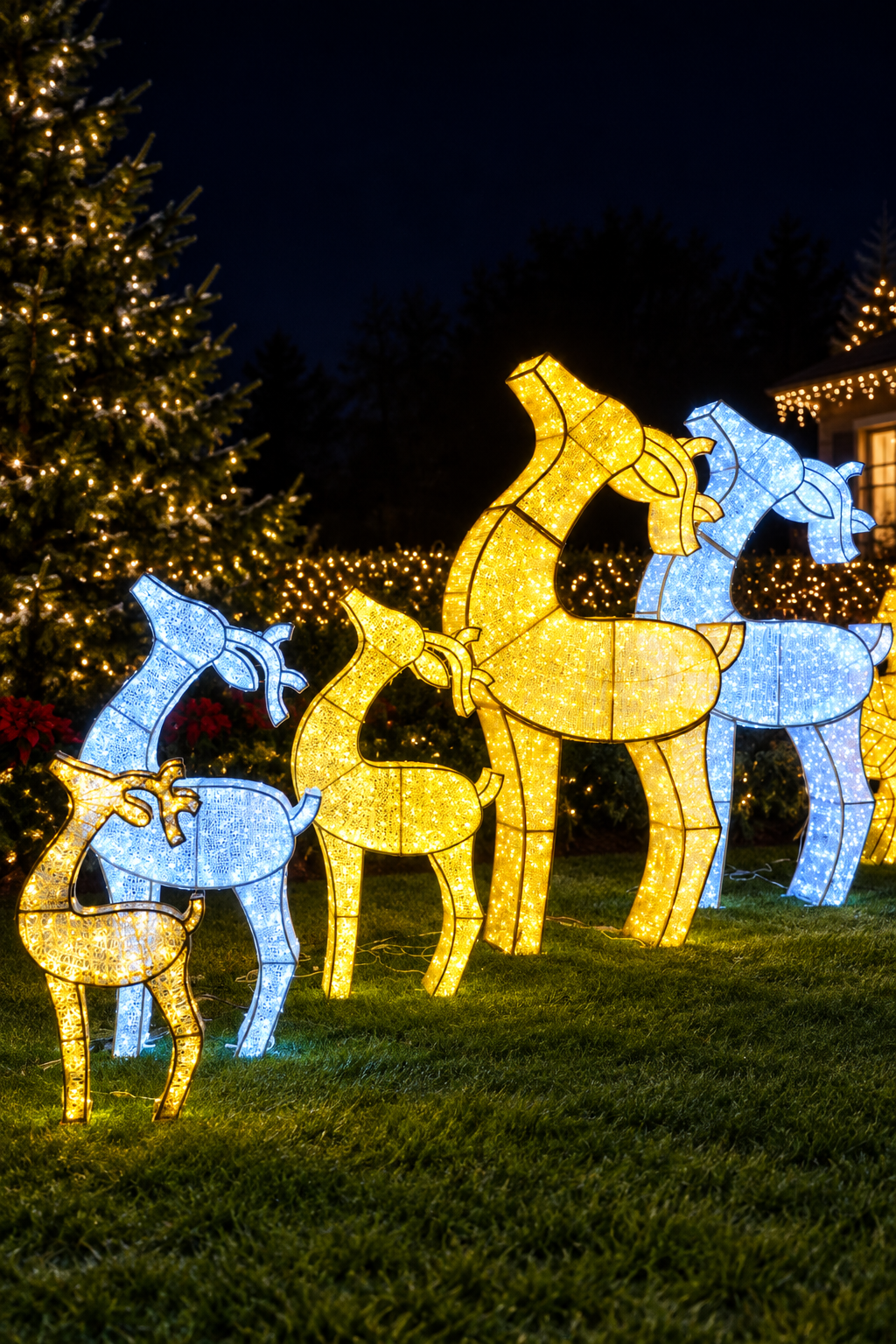 Commercial Waterfront 3D LED Deer Display (6.5ft & 10ft)