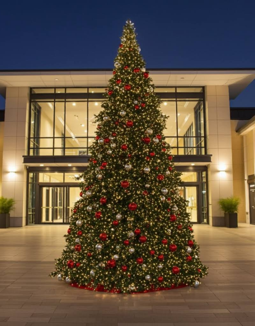 30' Carolina Tower Tree- LED 5mm Warm White