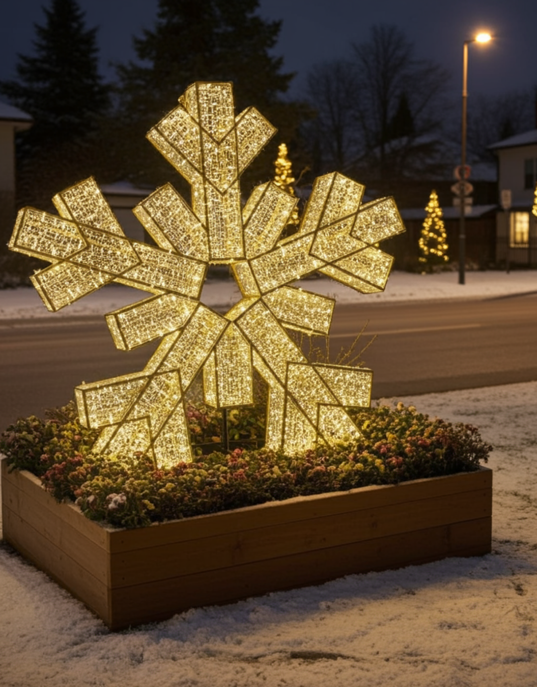 Waterfront 3D Snowflake