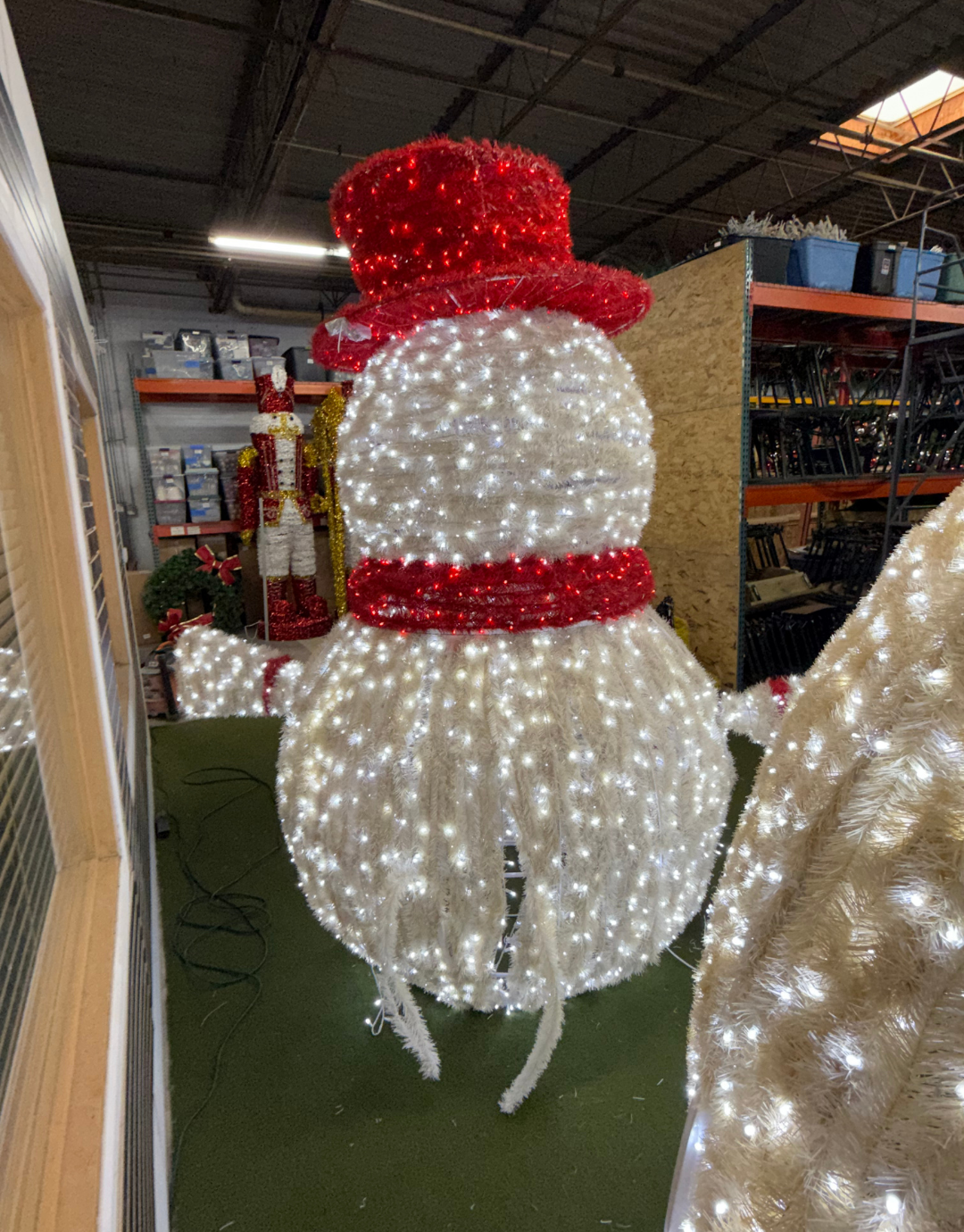 Used - 17ft Tinsel Snowman