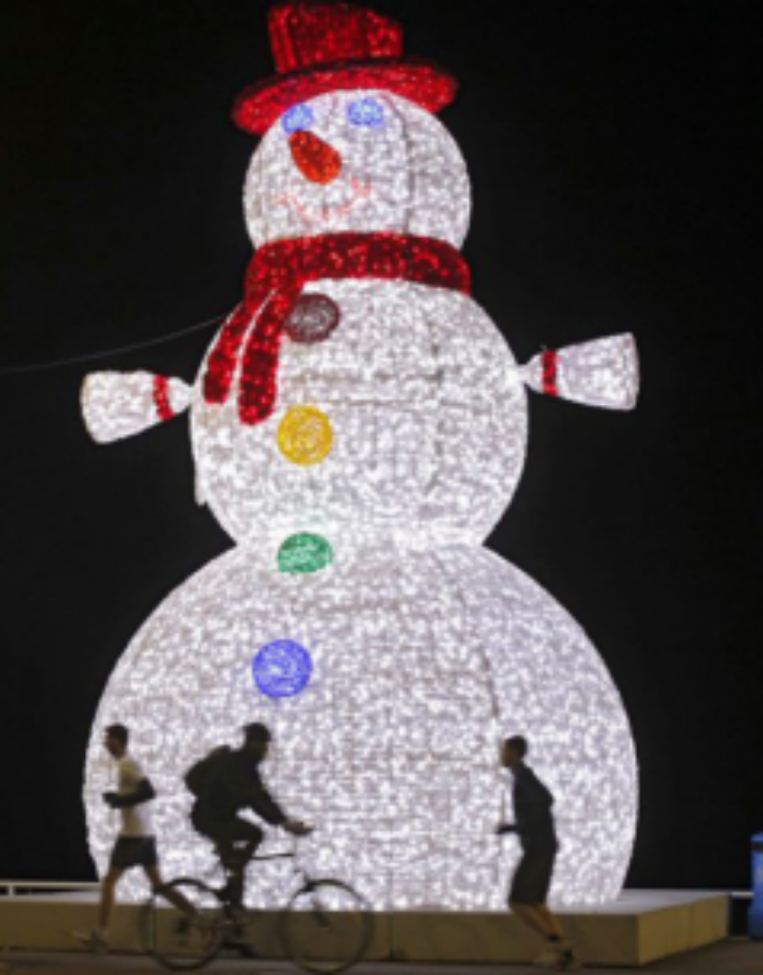 Used - 17ft Tinsel Snowman