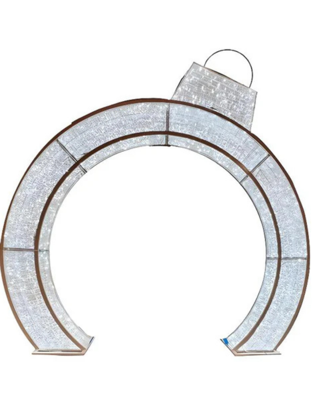 11ft 3D Arch Ornament Walk-Thru Photo Op