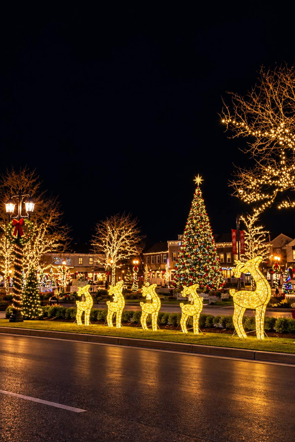 Commercial Waterfront 3D LED Deer Display (6.5ft & 10ft)