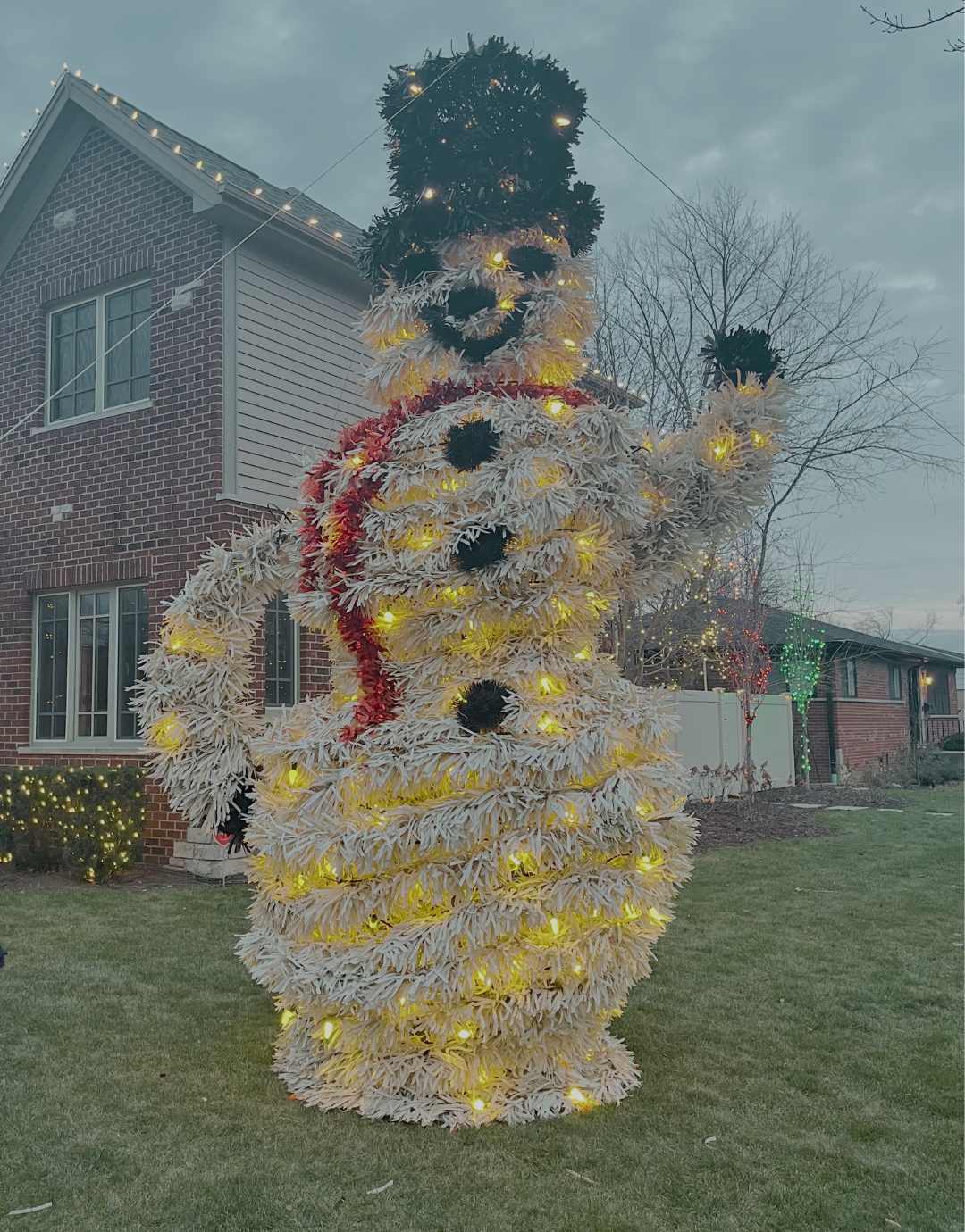 Used - 20Ft Popup Tinsel Snowman
