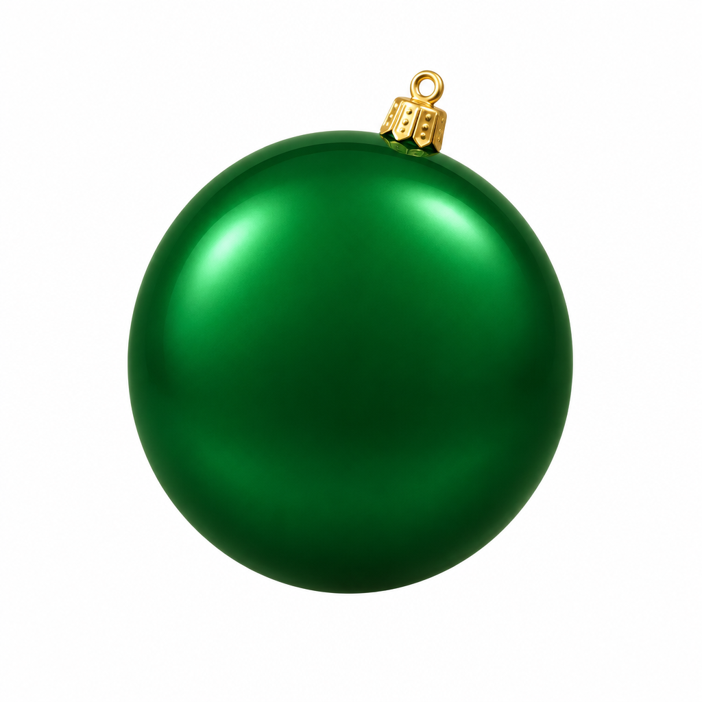 Large Commercial Outdoor Shatterproof Ornaments (6" - 10")